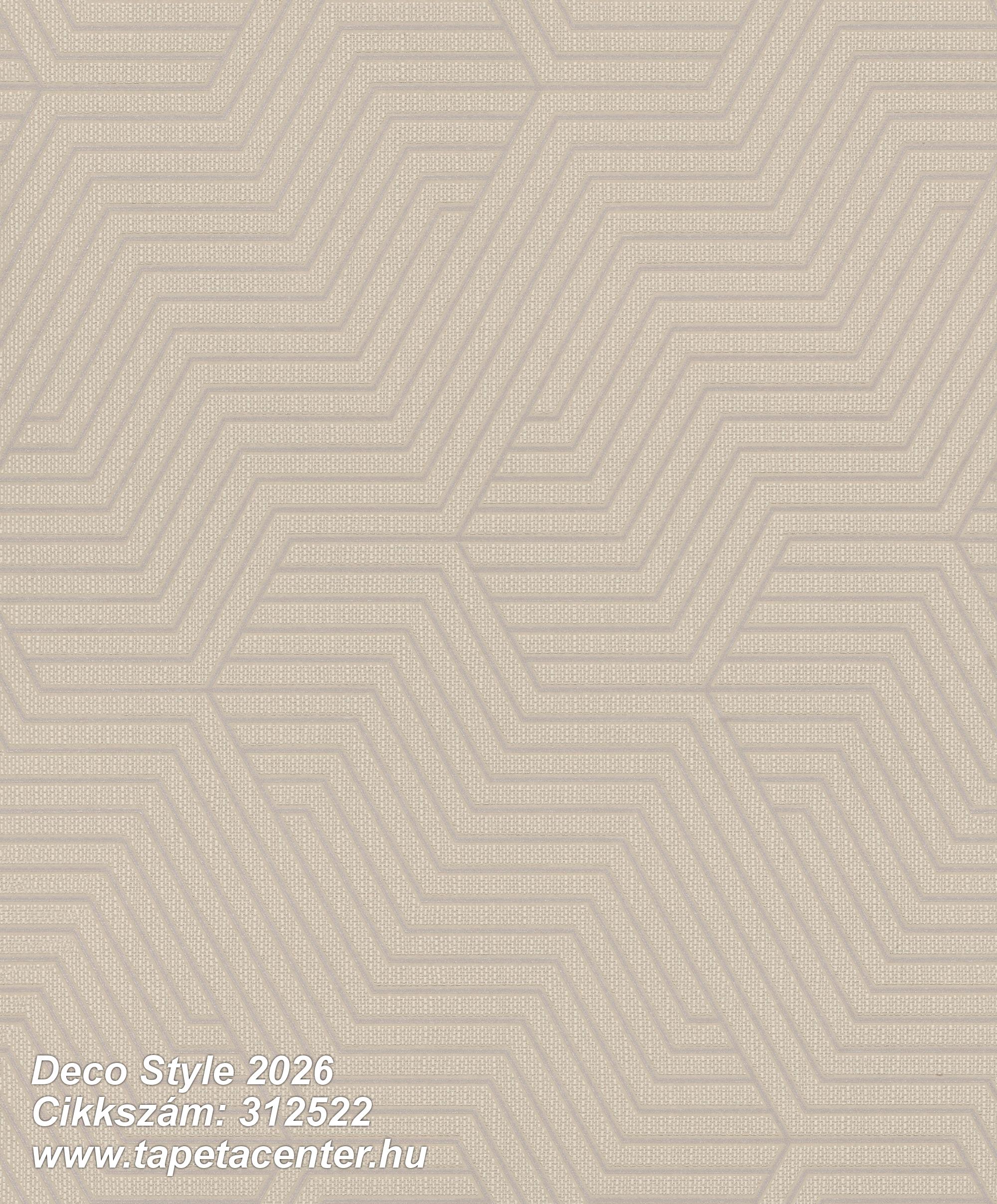 Geometriai mintás,barna,bézs-drapp,szürke,lemosható,vlies tapéta 